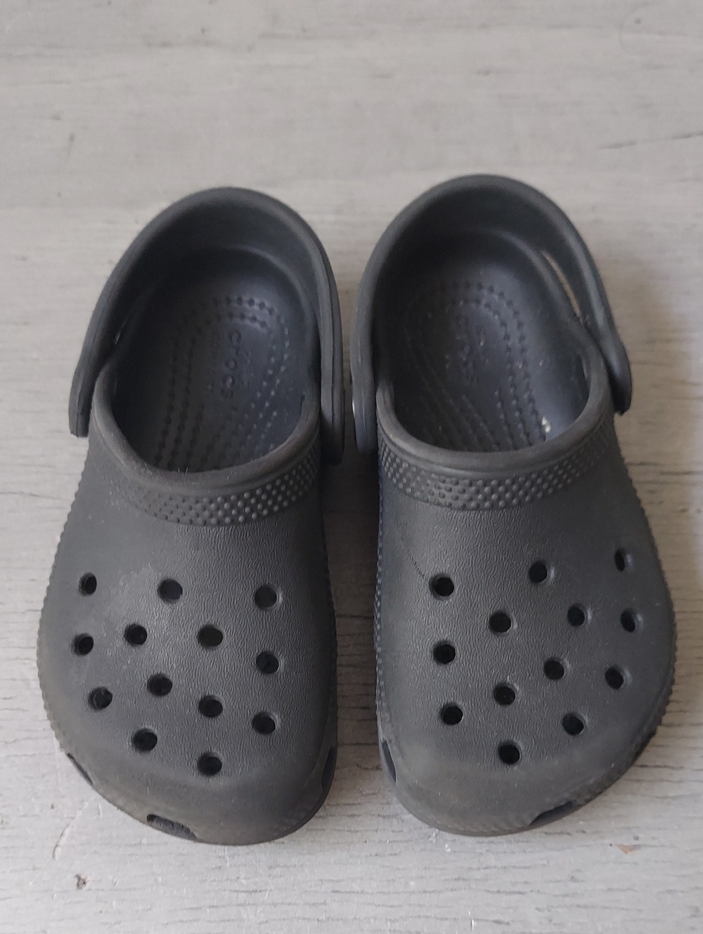 Crocs Classic Clogs Kids Size C8 Black Toddler Slip On Shoes